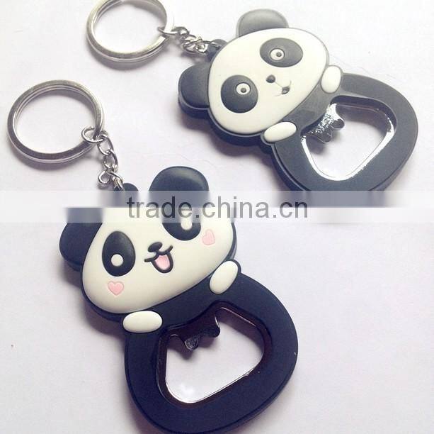silicone 3D panda beer bottle openers