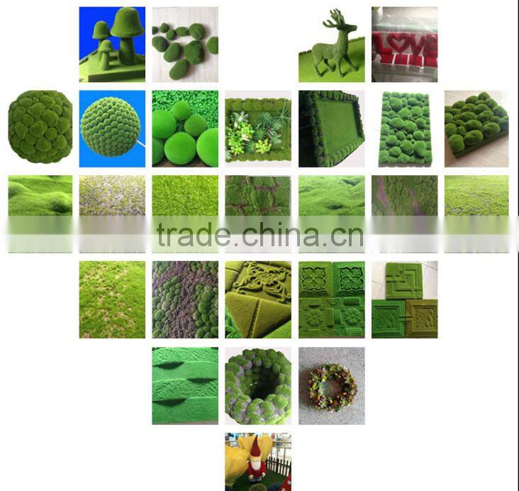 mini artificial moss stone , different size plastic moss stone
