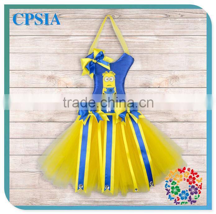 Snowflake Decoration ribbon bow holder Tulle Pettiskirt Cute Party Tutus dresses Fashion Accessory for Boutique