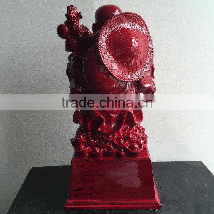 Polyresin figure of Buddha sculpture