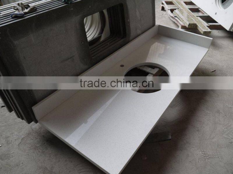 SMT Artificial Pure White Quartz Kitchen Countertop Price