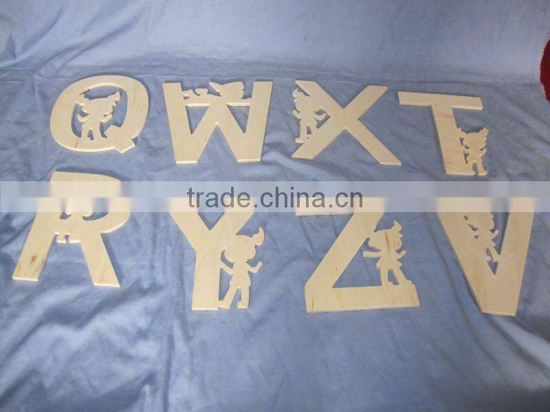 small home decrative wooden letters wholesale