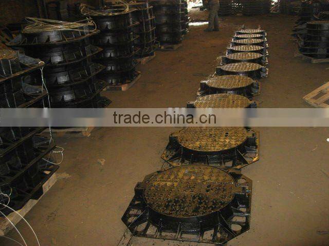 ductile iron manhole covers EN124/Cast Iron Manhole Cover price, Cast Iron Manhole Cover with