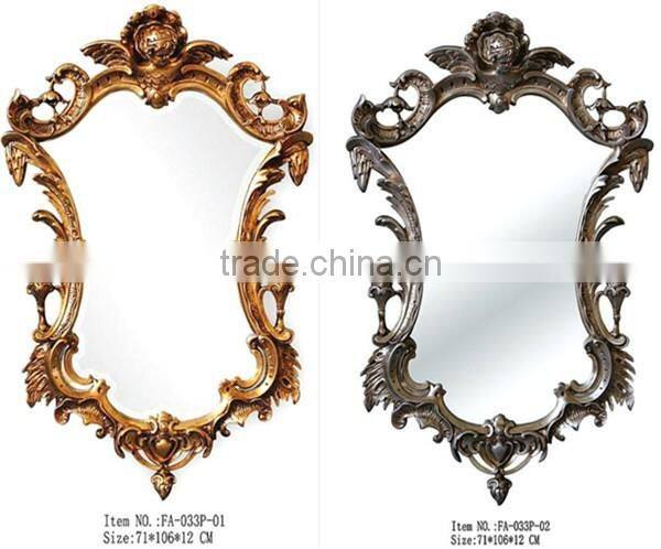 Small size resin Living room Decorative wall mirror FA-033S-01