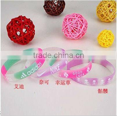 custom silicone bracelets for sales promotion