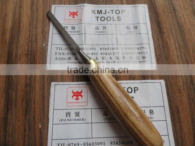 hot selling new style12PC graved wooden chisel with high quality,hand turning working tools