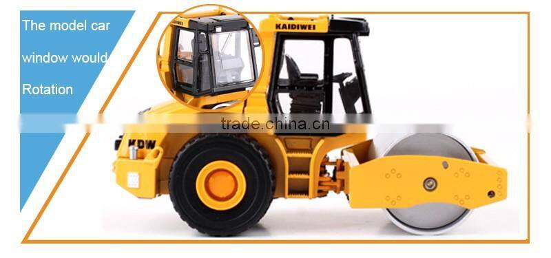 Alloy Mini Road Roller Scale Model 1:50 Diecast Model Car