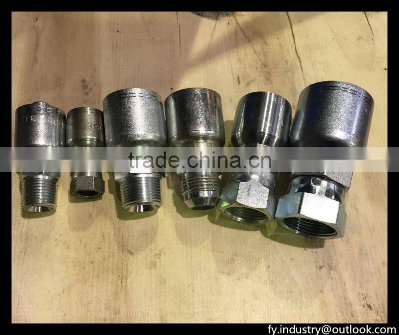 Low price JIC Female Male Carbon steel fitting hose fitting hydraulic adapter