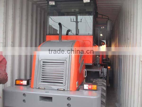 1.2ton ZL12 wheel loader with winter use equipments for Europe market