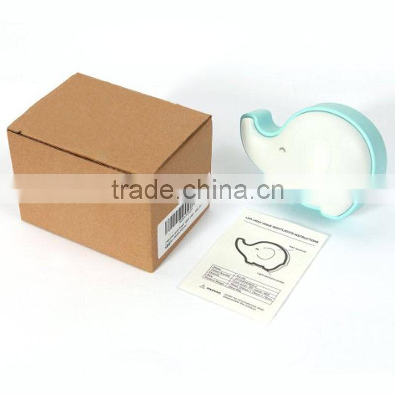 Mini baby decorative night light with sensor plug-in wall night lamp