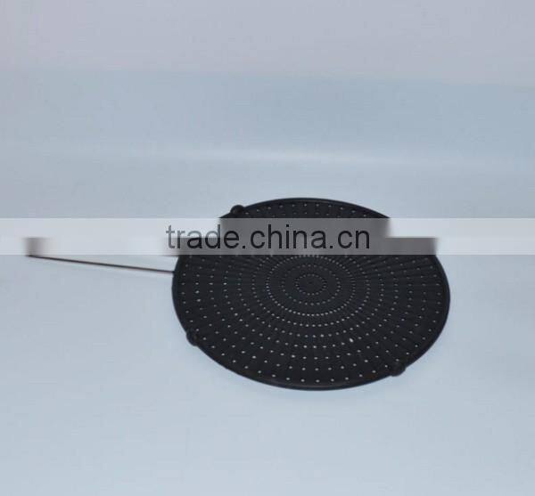 Cooking tools CK-KT477 silicone splatter screen with stainless steel handle filter screens for oil net