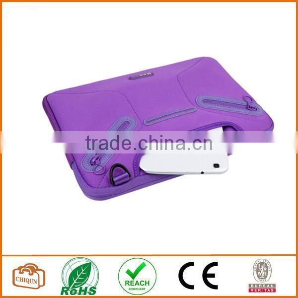 13.3 inch Ultrabooks/ Laptop / NetBook/ Super Protection Sleeve Shoulder Bag / Multi-functional Briefcase Carrying Case(Purple)