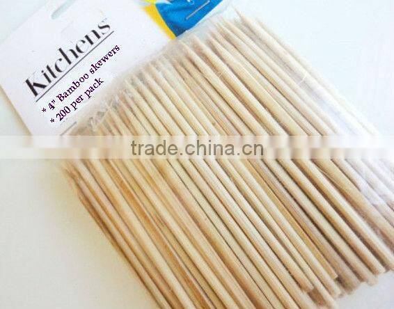 BS-1030 12" Bamboo Barbecue Stick 100 per pack