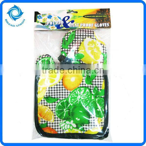 Oven Mitt and Potholder BBQ Glove