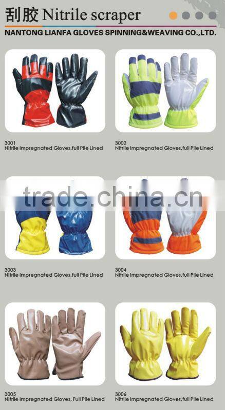Nitrile Impregnated Gloves,full Pile Lined