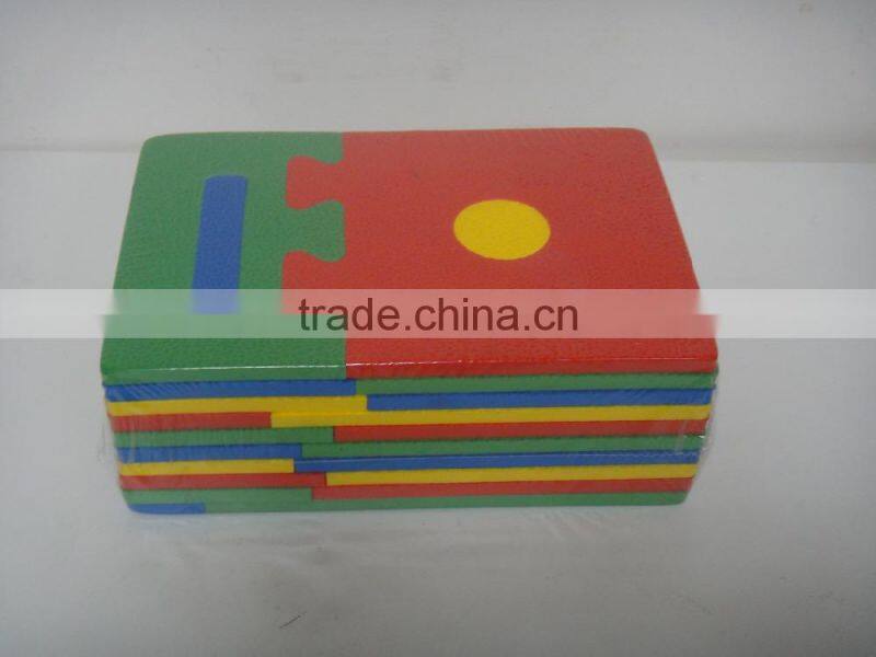 EVA foam learning number puzzle card