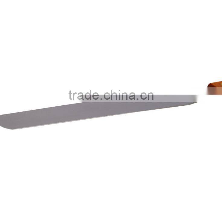 8" inch Toast bread Pizza cutter cake cutter knife stainless steel with wood hand German quality