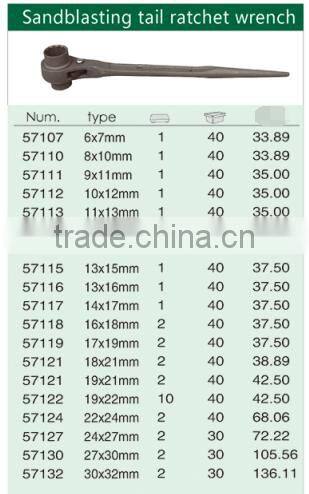 Double Tail Ratchet Wrench
