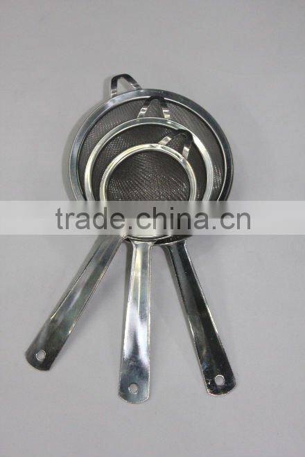 3pc stainless steel oil strainer