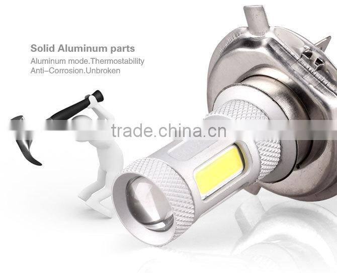 New Car Accessories Products 360 Degree Cars LED Light 580LM Alumina Auto H7 led Fog Light