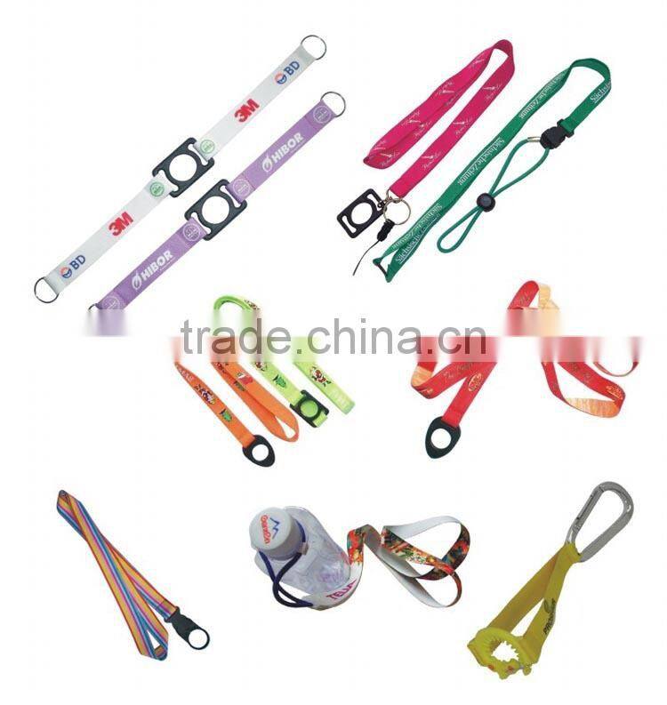 10mm wide silk-screen nylon lanyard