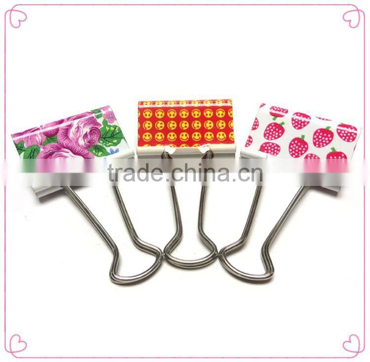 Office stationery assorted shapes metal binding clips