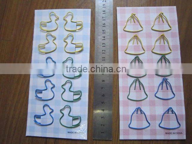 Cute shape Paper clip with tin box, business gift, toy for children and stationery