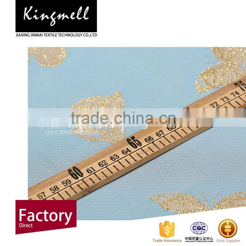 Fashionable jacquard brocade polyester fabric for garment