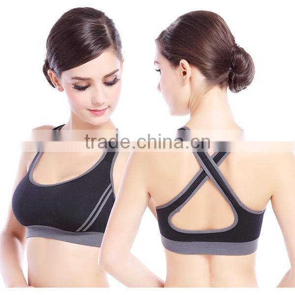 hot sale seamless gym trainning yoga sports bra