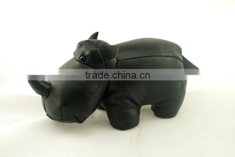 2014 8" new animal rhino doorstopper