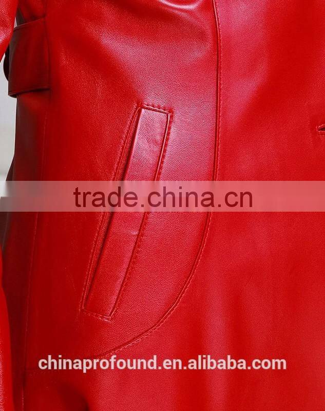 New Fashion PU Leather Jacket For Women