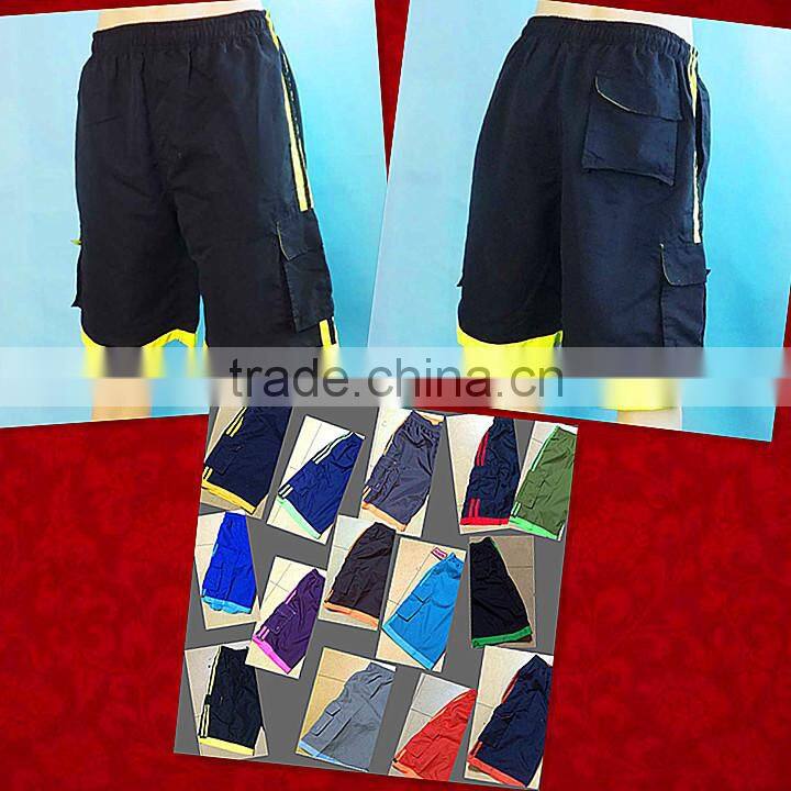 microfiber 14 colors man's beach short Stock