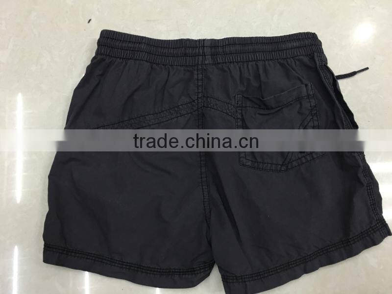 Stock lots clothing children workout shorts wholesale shorts