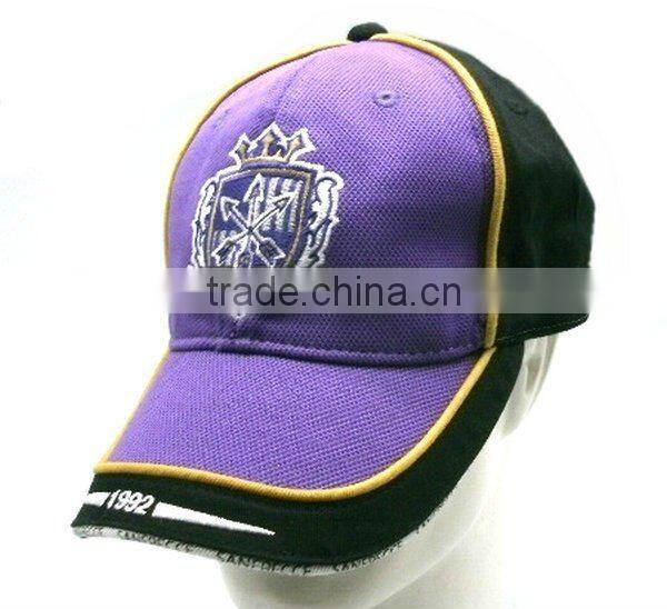 6 panel custom sandwich visor baseball cap