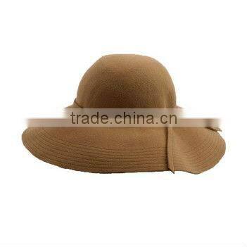 2013 Wide Brim 100% Wool Felt Fedora Hat