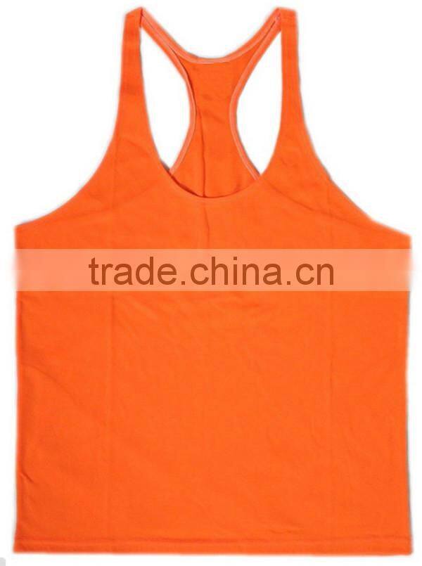 Promotional y back mens tank top/ custom sportswear tank top made in china/ wholesale china manufacturer tank top