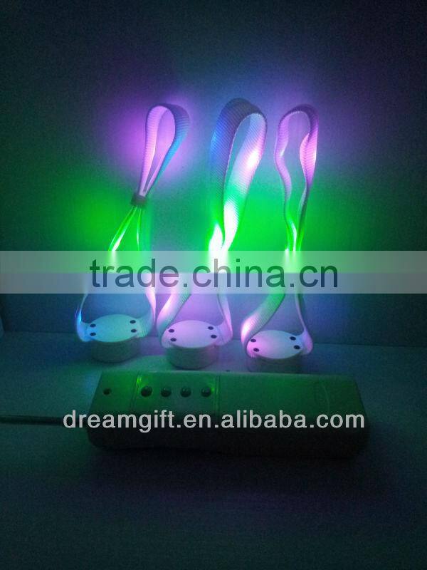 2016 New party goods far distance remote control LED fabric wristband changed 15 colors sepcial for big party or vocal concert