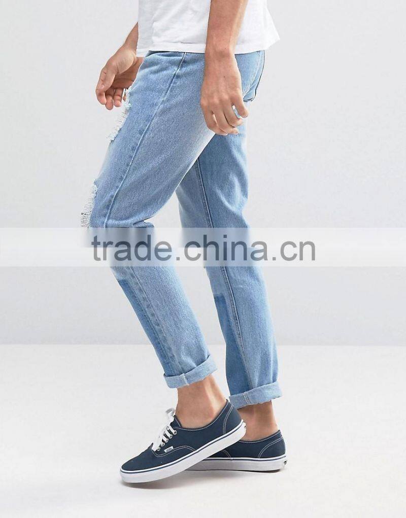 whosale street jeans denim jeans stone wash jeans for men