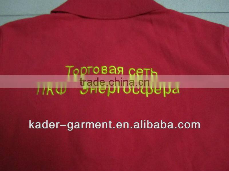 Advertising polo shirt for promotion use