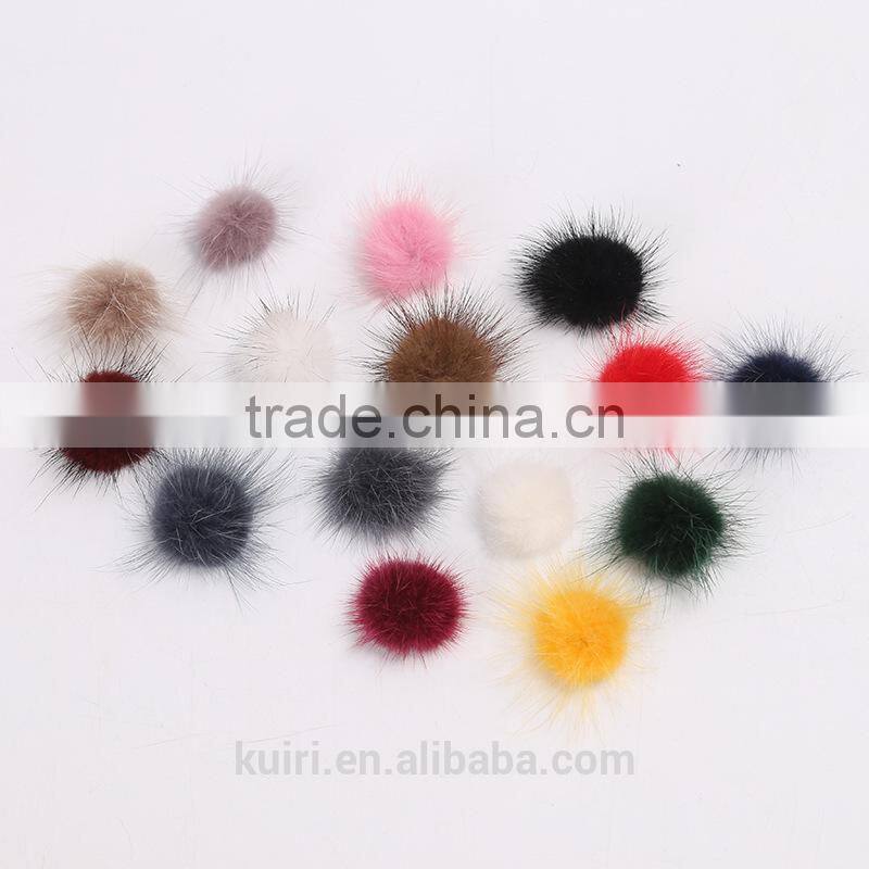 Dyed color rex rabbit fu plush keychain tmq-157