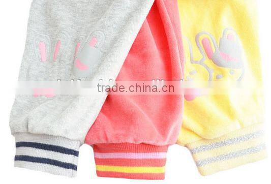 cheap cotton polyester high quality casual girl clothes sets sweet kids clothes children velvet clothing
