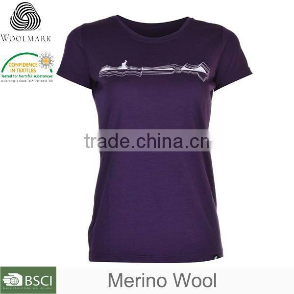 Hot sexy fashion custom t-shirt women blank ladies sports wear