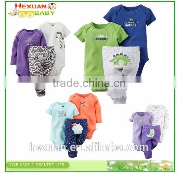 100% cotton organic cotton baby rompers wholesale baby clothes