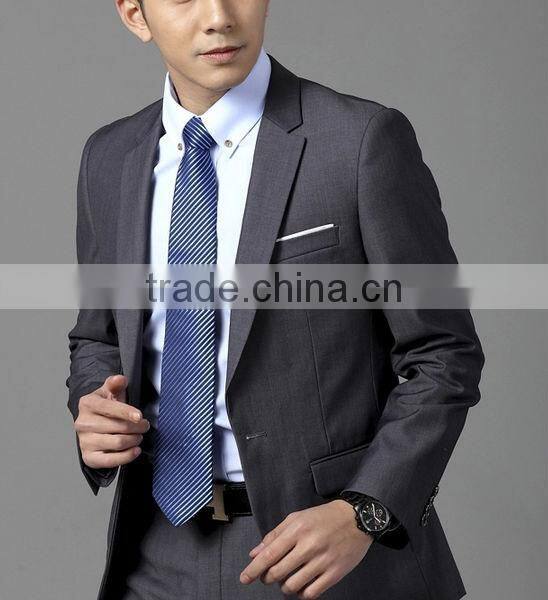 2014 latest slim men suit/ latest suit design men from Shanghai Shoujia