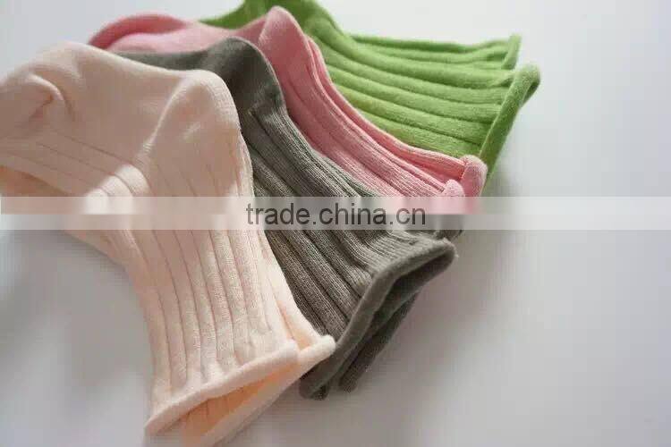 Korean spring and summer candy solid color socks baby boys and girls socks cotton socks