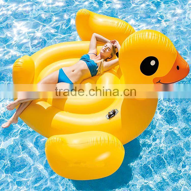 INTEX yellow duck ride-on mega yellow duck island water sports goods