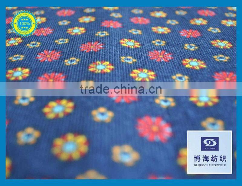 21w corduroy floral dress fabric