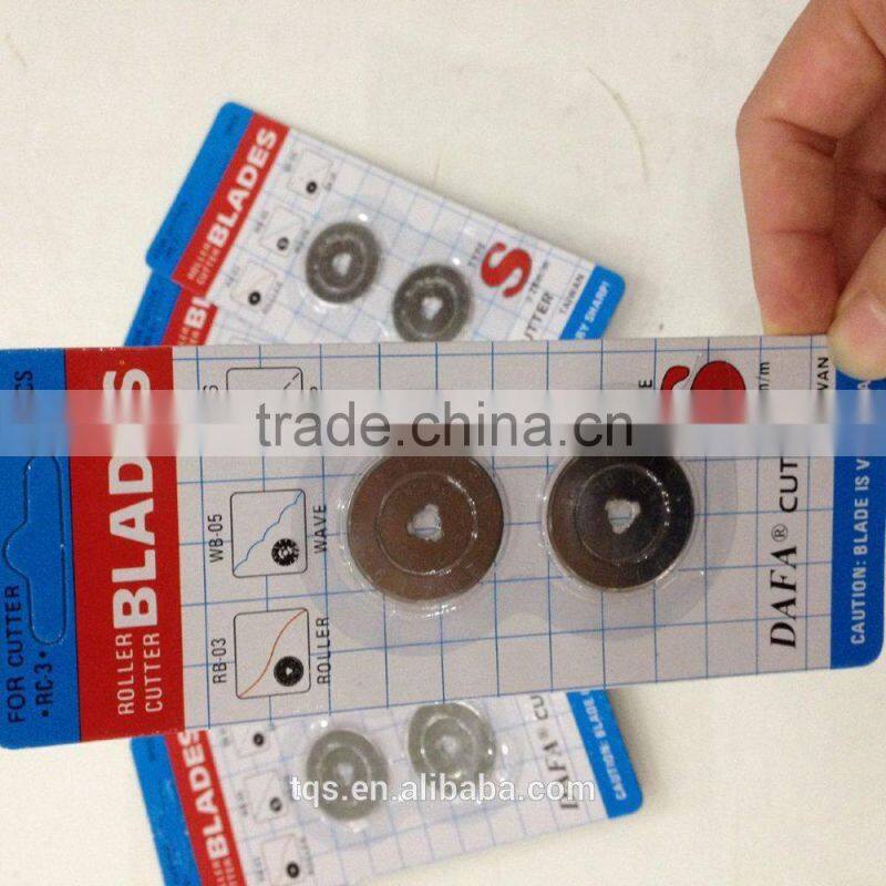 Hot selling 2015 razer blade/rotary cutter blade 28mm