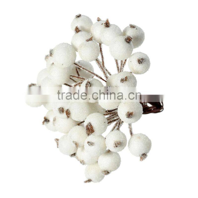 Wholesale Millinery White Foam Artificial Craft Flower Stamen