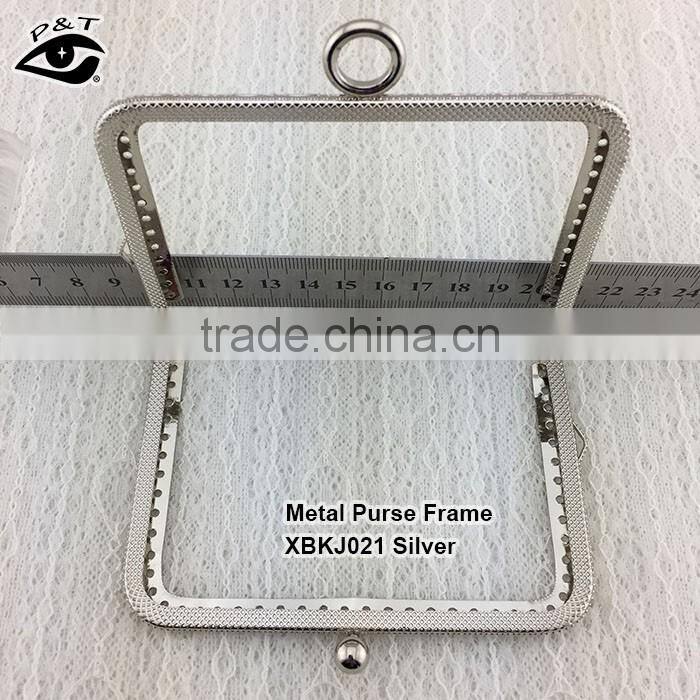 Silver Custom purse frame box clutch frame for bags and handbags
